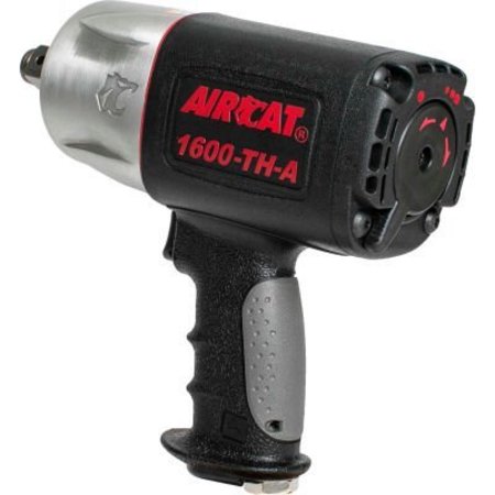 FLORIDA PNEUMATIC Aircat Air Impact Wrench, 3/4in Drive Size, 1600 Max Torque 1600-TH-A
